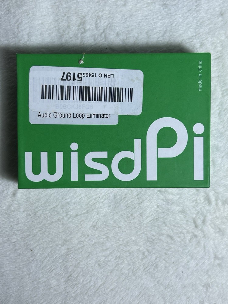 WisPI Audio Ground Loop Noise Isolator Audio Noise Filter for Car Audio System