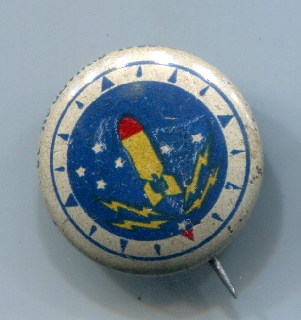 3 WW2 PEP Pinback Buttons