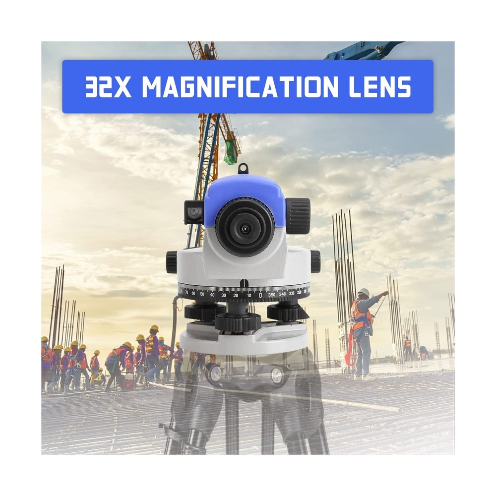 Automatic Level 32X Optical Transit Survey Auto Level High Precision Level Ga...