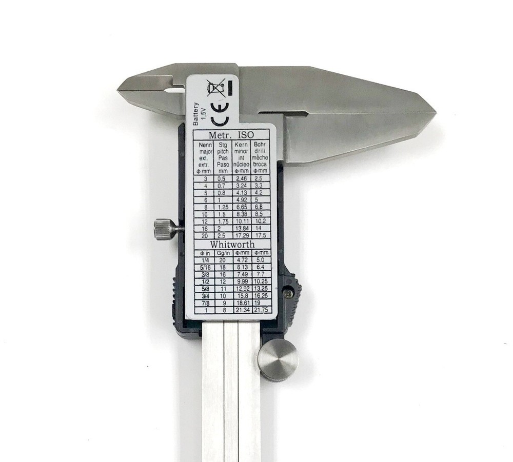 8" / 200MM 4-KEY DIGITAL ELECTRONIC CALIPER (4100-3008)