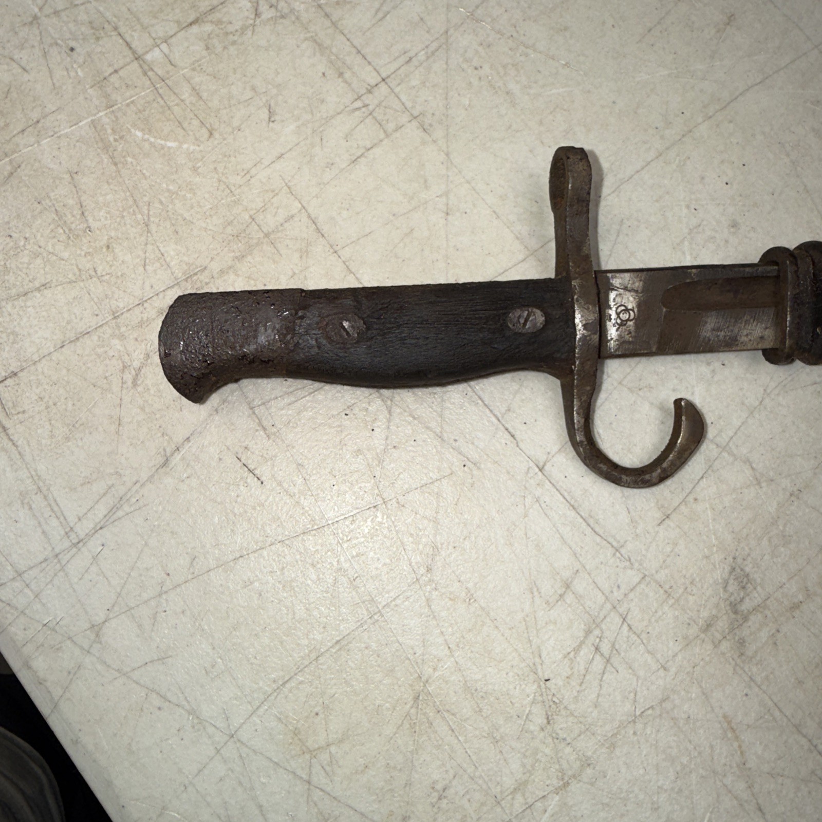 WW2 Japanese Arisaka Bayonet For Restoration. Very Rusty