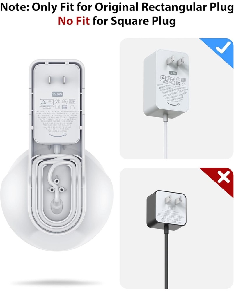 Maxonar Wall Mount for Echo Pop, Echo Pop Wall Mount [No Drill Needed] Alexa Spe