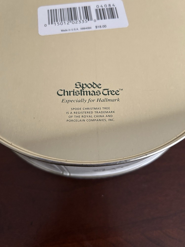 Spode Christmas Tree Hallmark Tin
