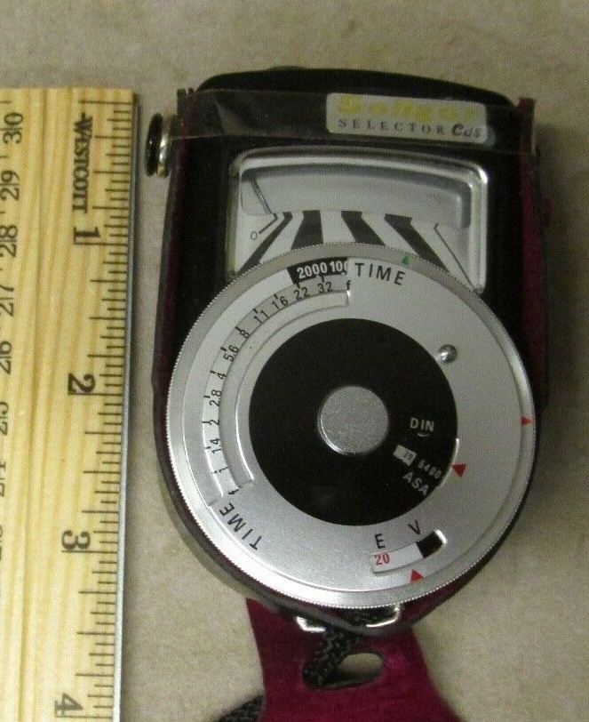 VINTAGE SOLIGOR SELECTOR CDS LIGHT METER