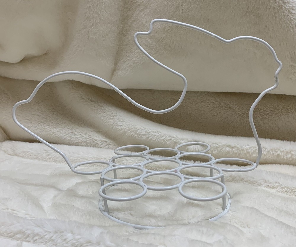 Easter Bunny Egg Holder Display Rack