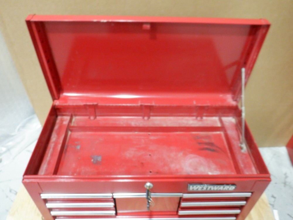 WESTWARD 10 DRAWER TOOLBOX WITH LOCK