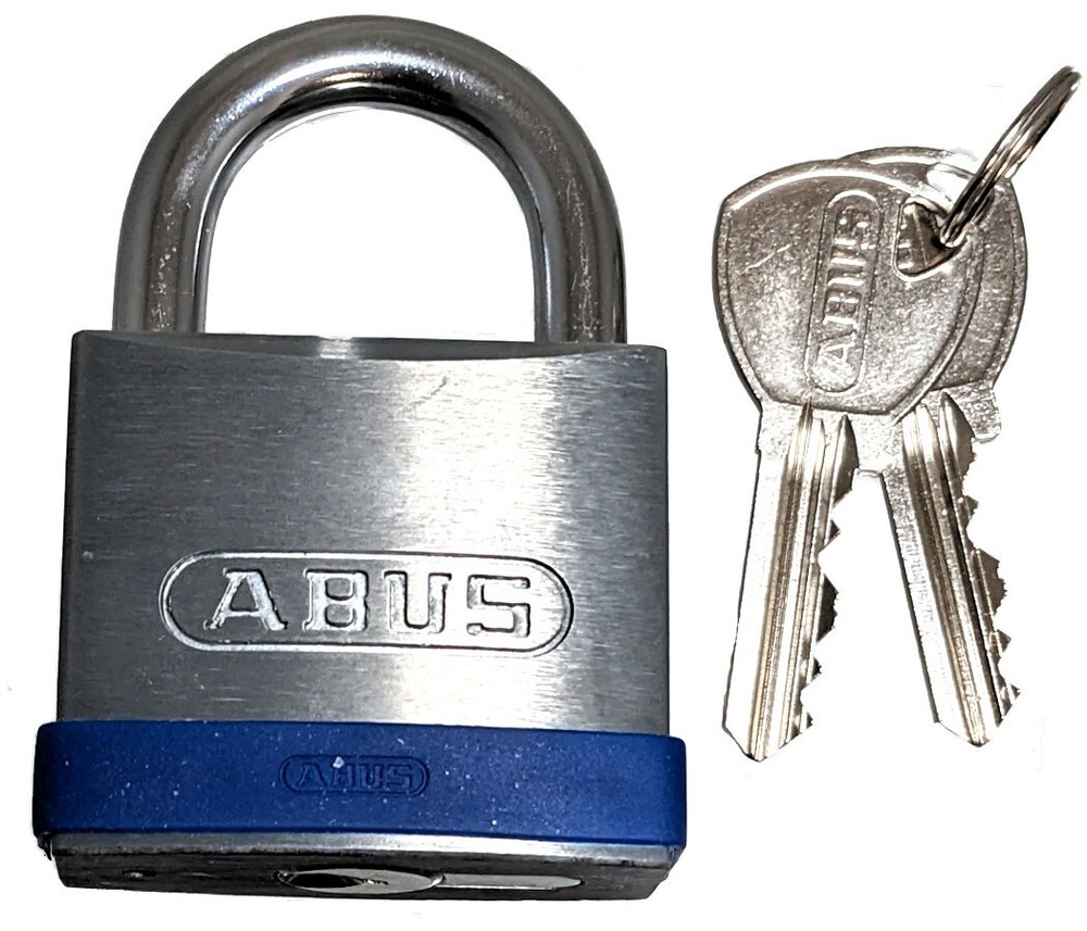 ABUS Silver Rock 5/50 Job Box Padlock Keyed Different