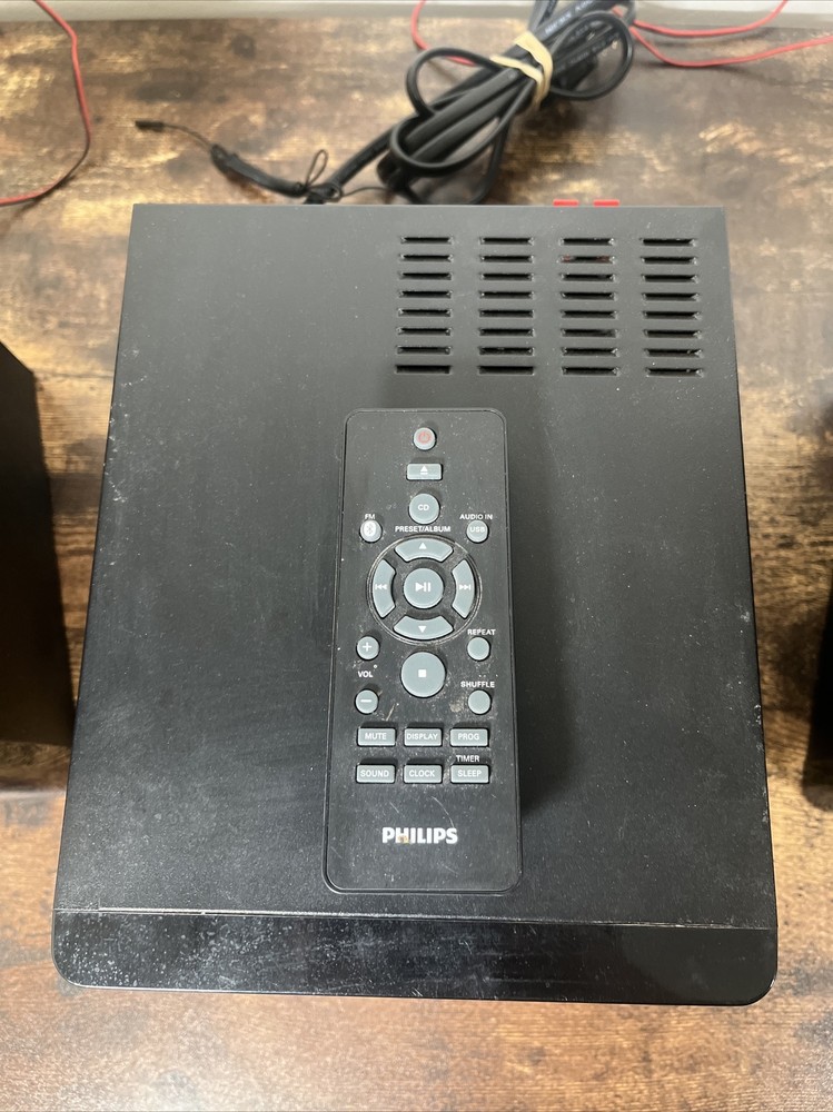 Phillips Micro Music System w/ Remote BTM2180 Black Bluetooth/ MP3/USB Direct