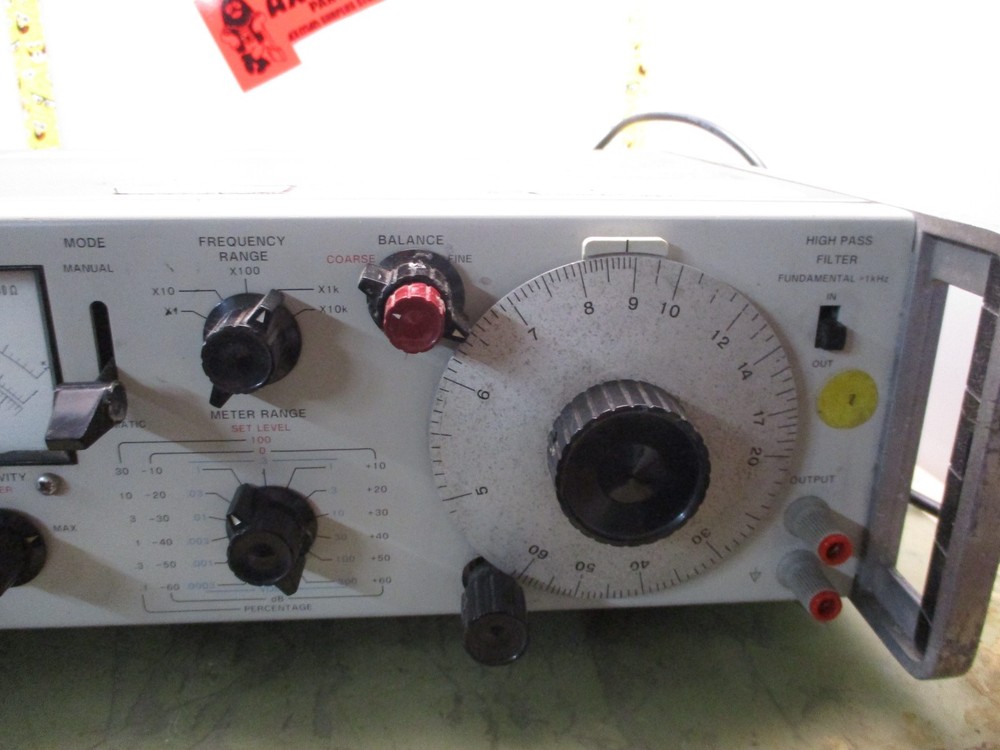 hewlett packard HP 334a audio THD distortion analyzer [5*O-8]