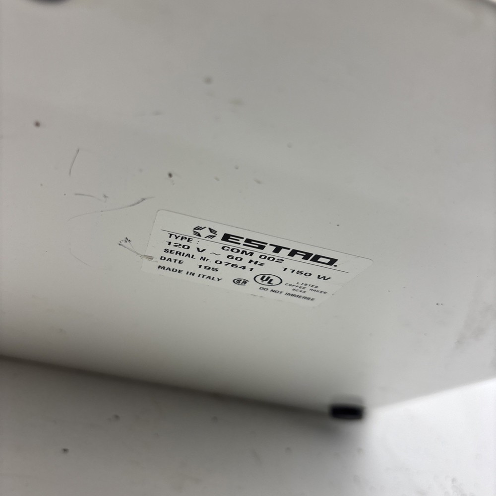 Estro Profi Espresso Machine COM 002 - WORKS