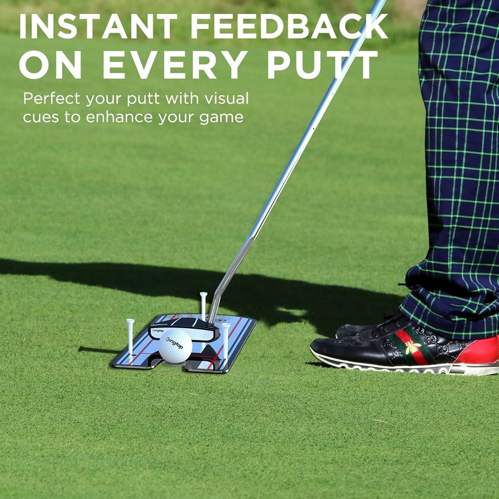 Master Your Putting: Foldable Alignment Mirror for Precision Training Anywhere