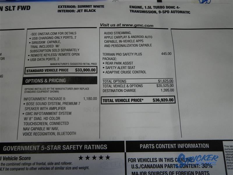 GMC Terrain 2023-2024 Telematics Interface Module 86522336 5569