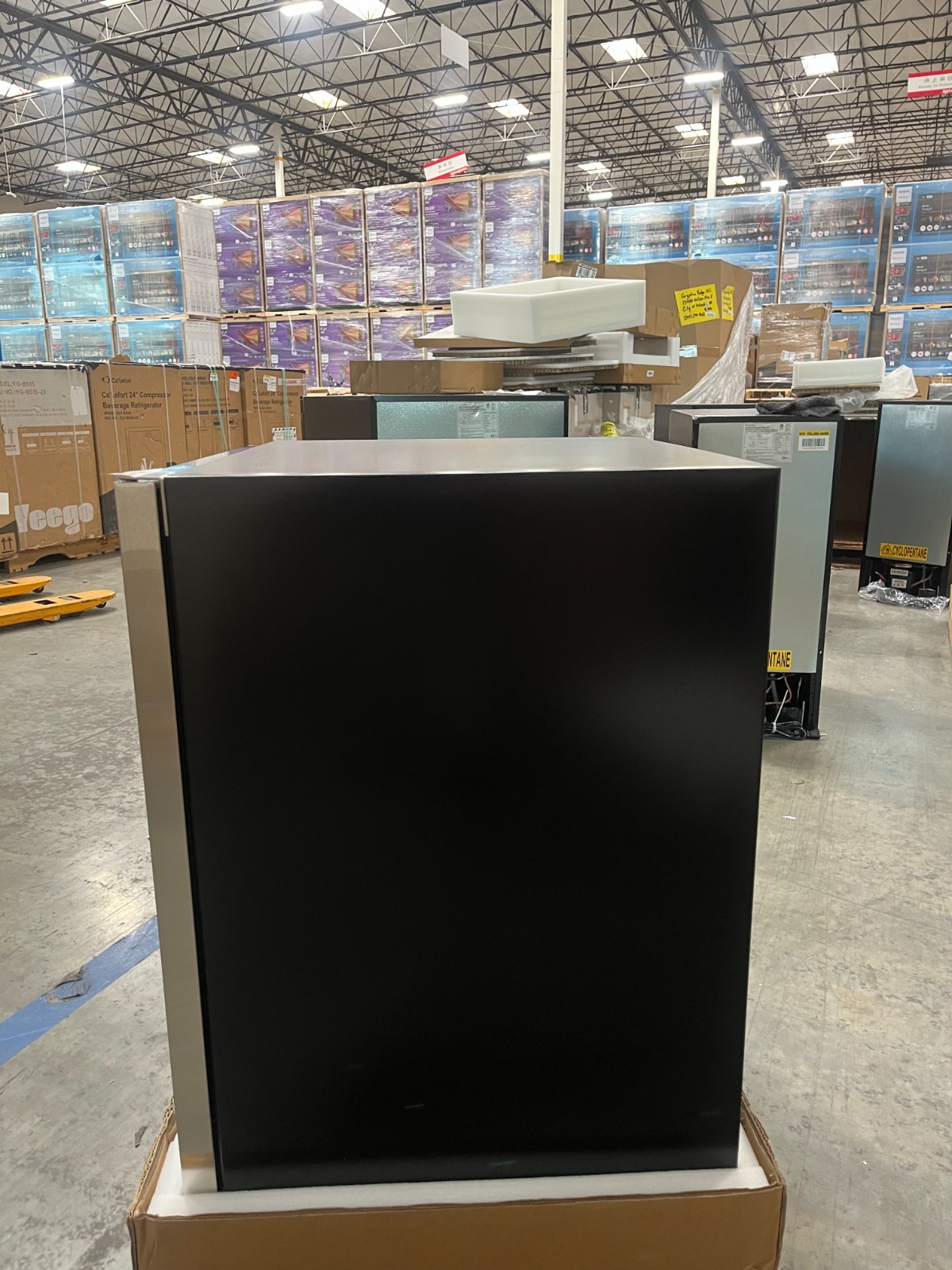 Yeego 24" Dual Zone Home/Bar Black Wine Cooler Refrigerator Hold 46 Bottles