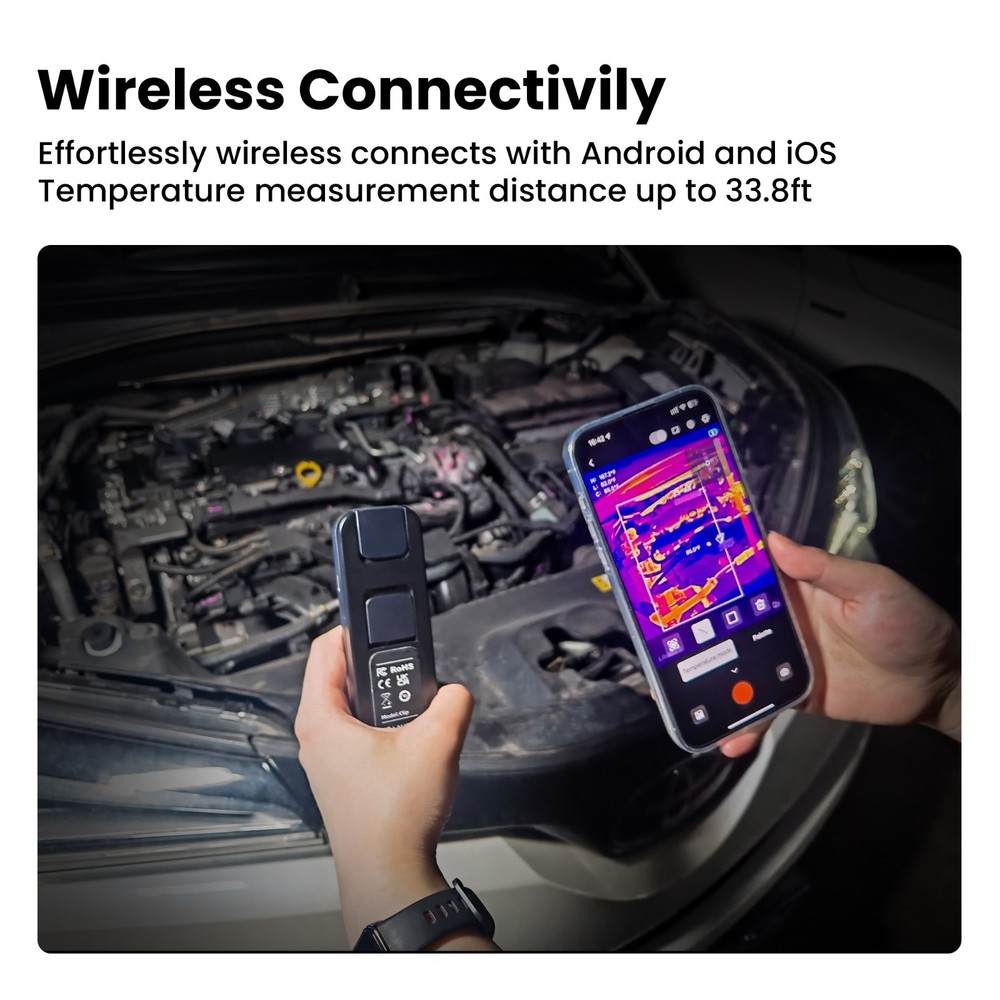 Infrared Thermal Imaging Camera for All iOS & Android 256x192 IR Resolution