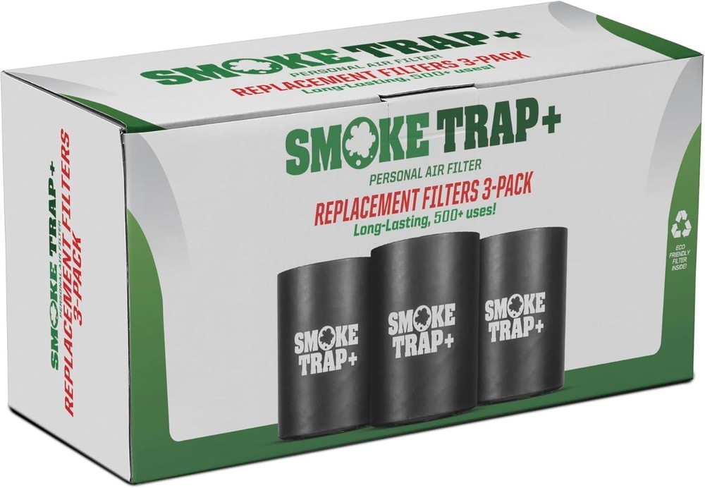 ECO Replacement Filters for Smoke Trap - 3 Pack - Zero Plastic Waste