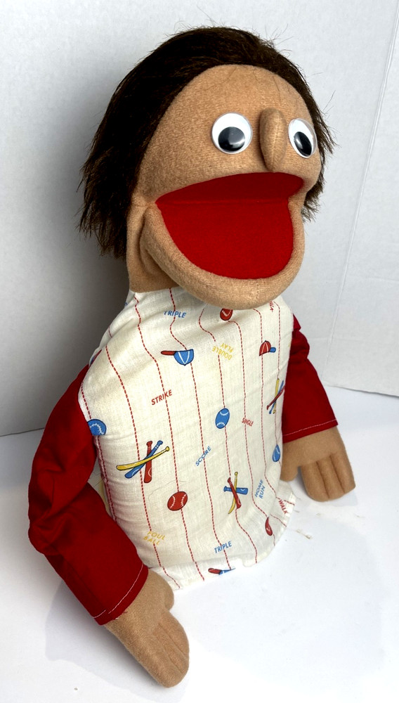 Professional muppet style Puppet Baseball Kid 14"
