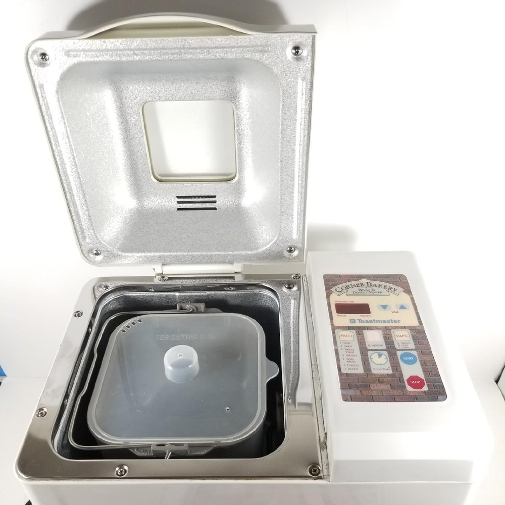 Toastmaster Corner Bakery Bread Maker Bread Box Dessert Machine 1183N & Cookbook