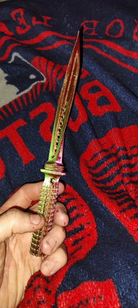 Tri-blade Dagger (Pla+ 3d Printed)