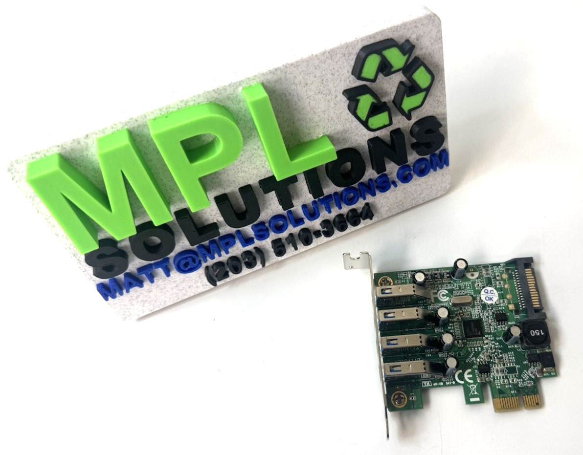 StarTech 4 Port PCI Express SuperSpeed USB 3.0 Low Controller Card PEXUSB3S4V