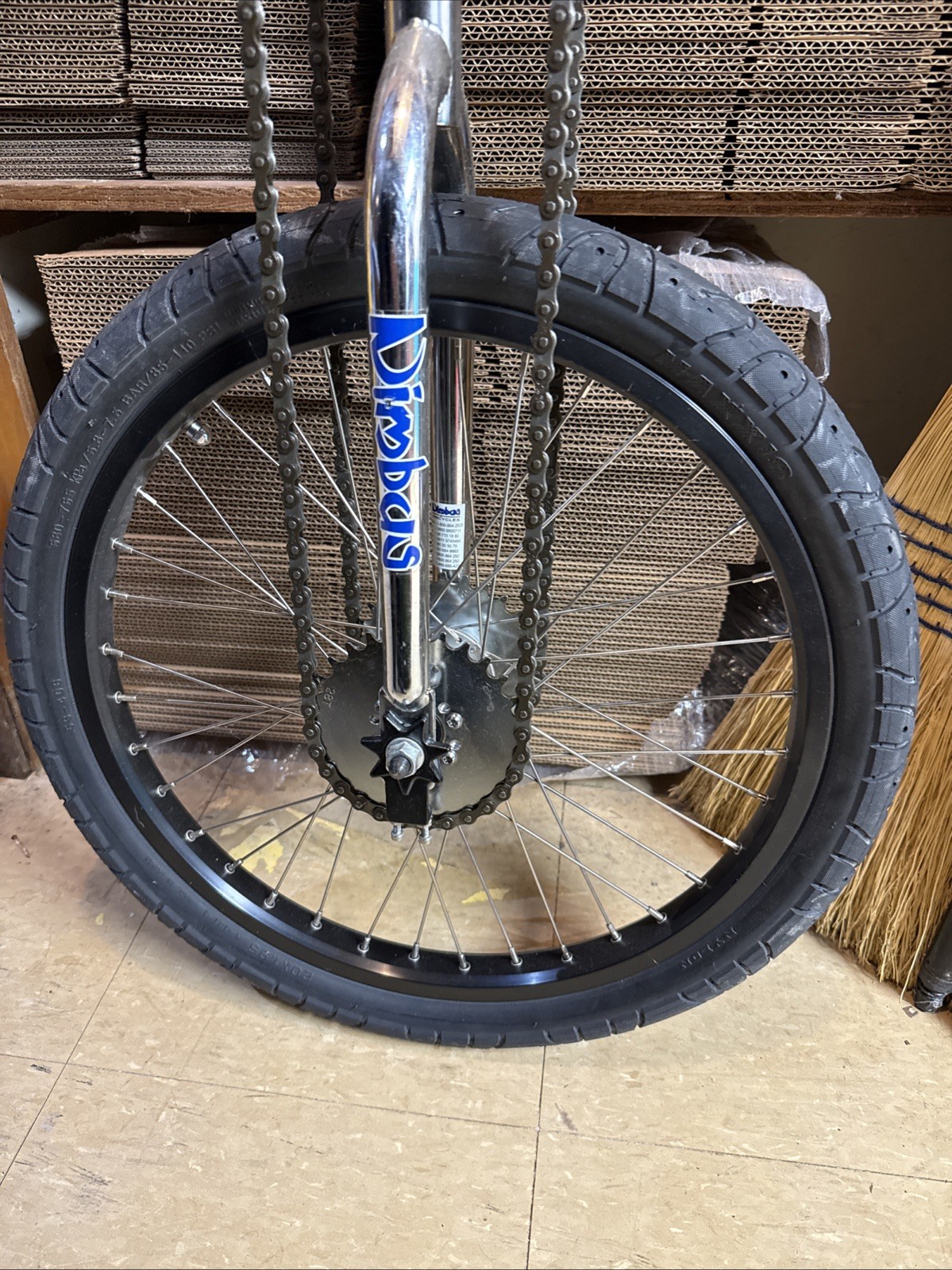 Nimbus Giraffe Unicycle Chrome Nimbus Performers Circus Monowheel 6/7+ Foot Tall