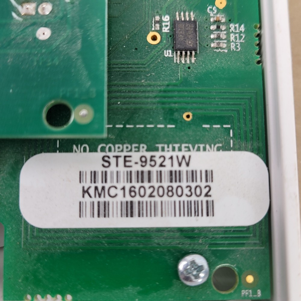KMC Controls STE-9521W NetSensor: Temperature Humidity, Occupancy, CO2, White