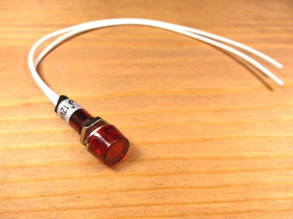 BBT 12 VDC Waterproof Red LED Hi-Profile Indicator Light