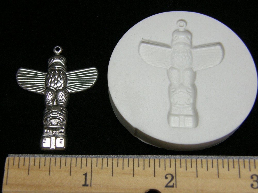 Totem Pole Polymer Clay Mold (MD1213A)