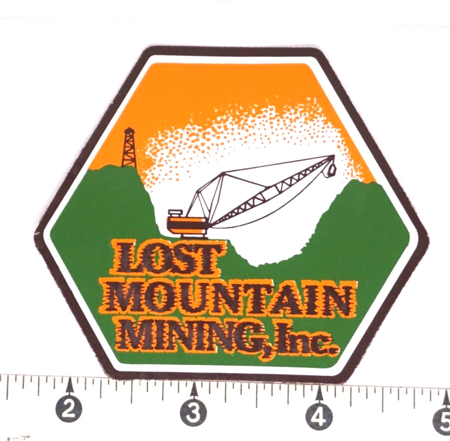 Coal Mining Sticker Lost Mountain Mining Inc