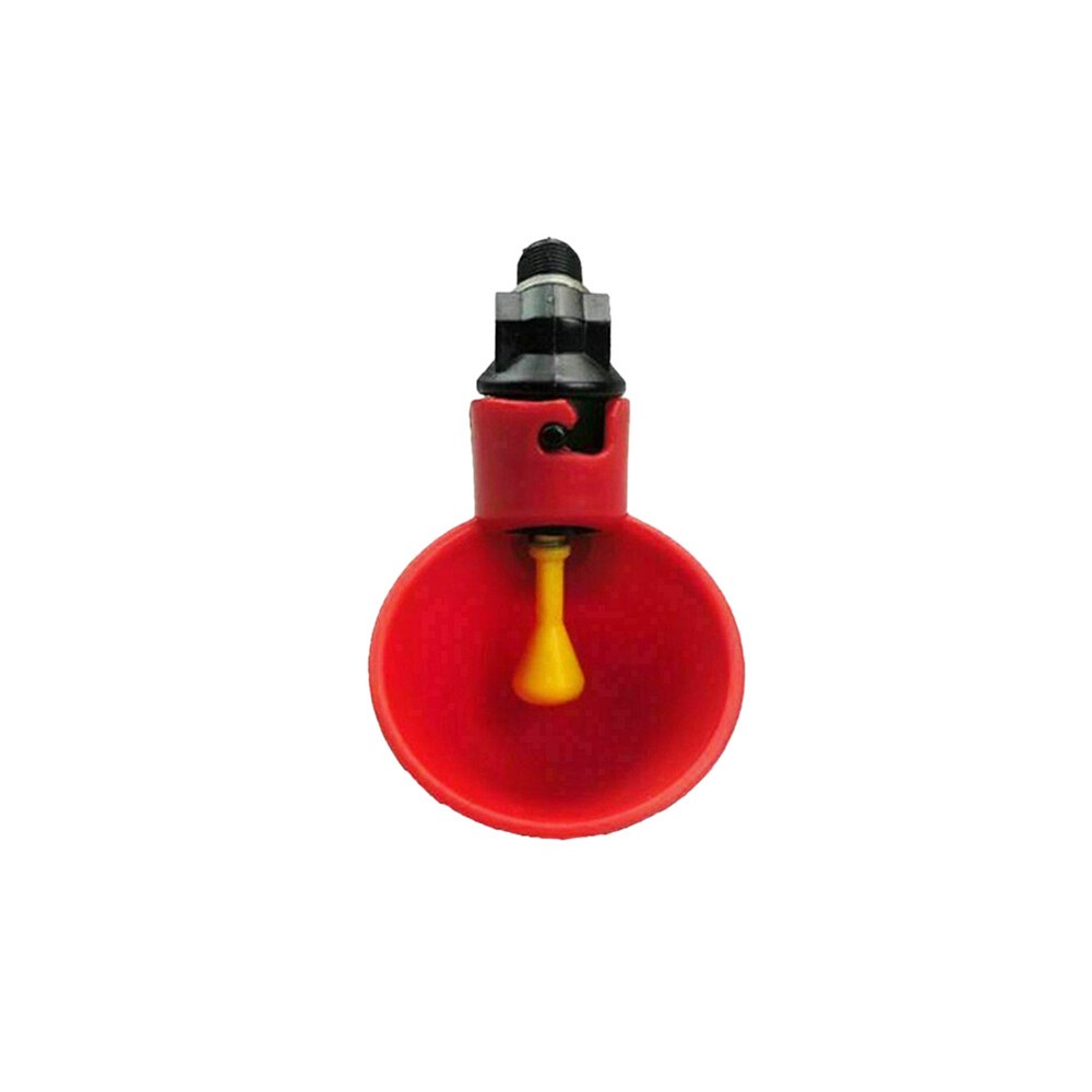 US 10-20 Pcs Poultry Drinker Water Automatic Plastic Bird Drinker Cups Dispenser