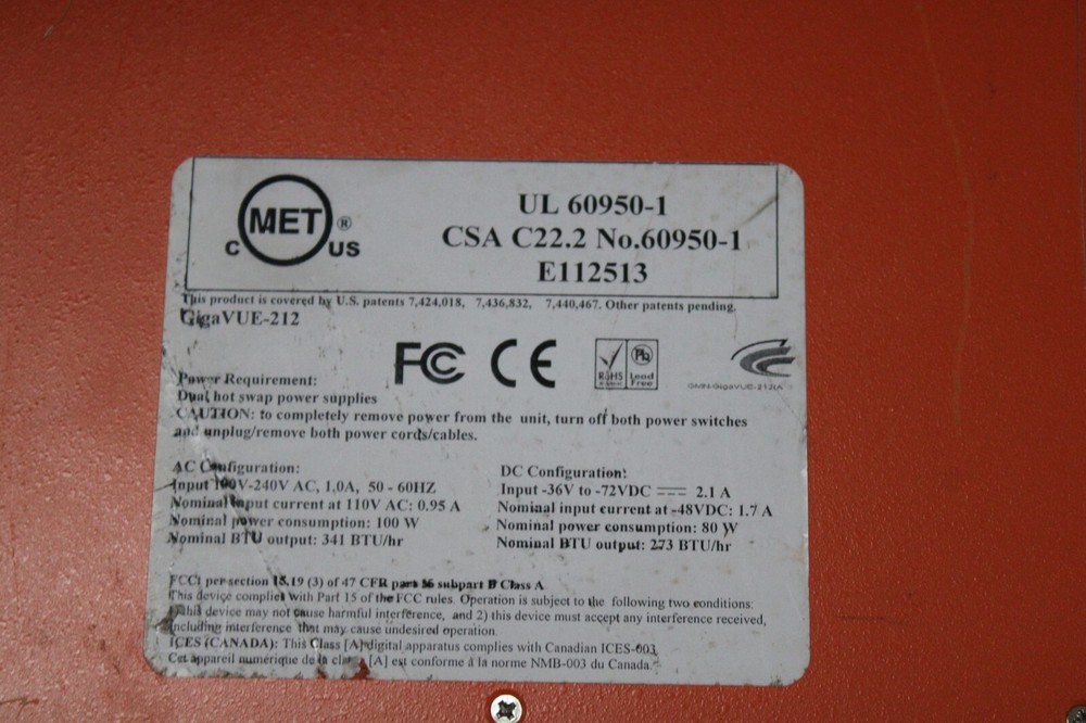 Gigamon GIGAvue-212 Data Access Switch GVS-212