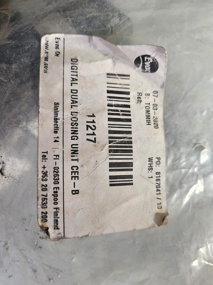 EVAC Digital Dual Dosing Unit CEE-B 11217