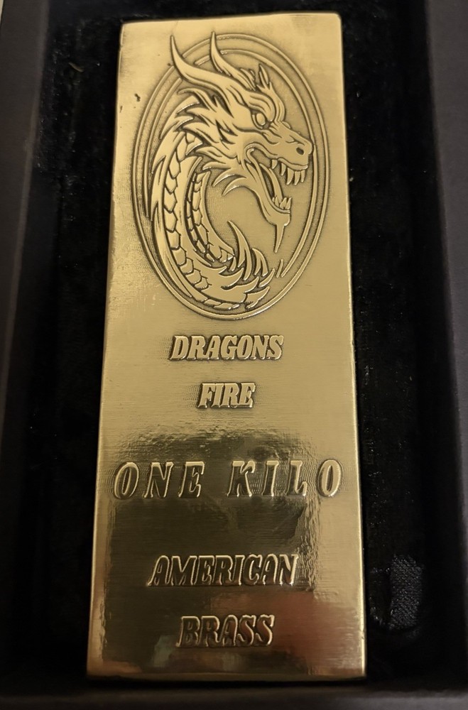 Brass Bar Ingot Dragon
