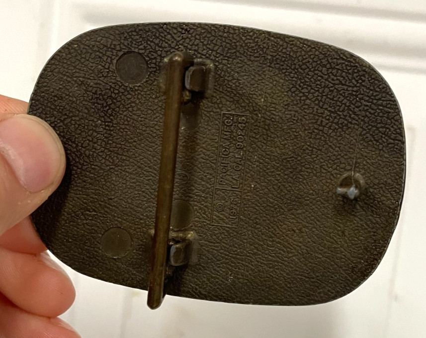 1976 KISS Destroyer Belt Buckle Pacifica Mfg Collectible