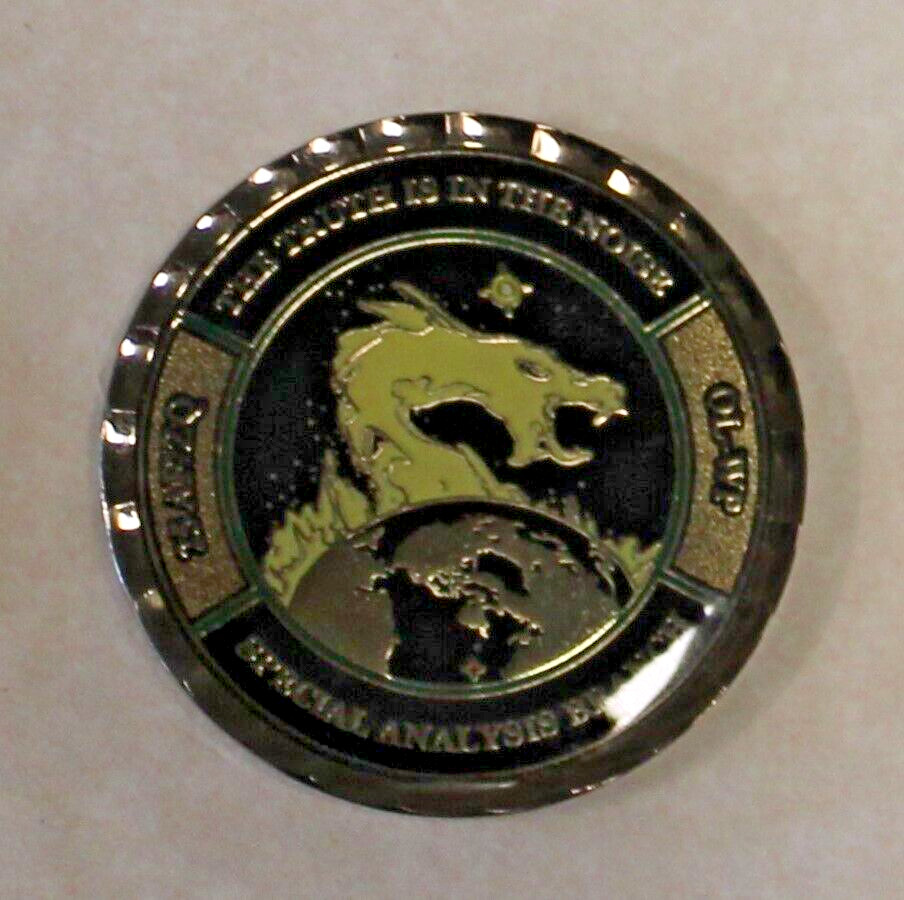 25th Air Force Operating Location Wright Patterson OL-WP Intel Challenge Coin