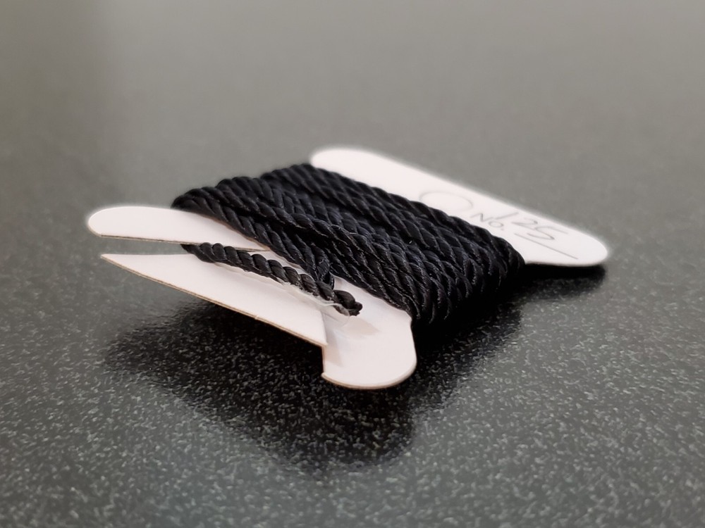 Lego Replacement Medium String Cord Black 125cm x77cc125 Ship Rigging