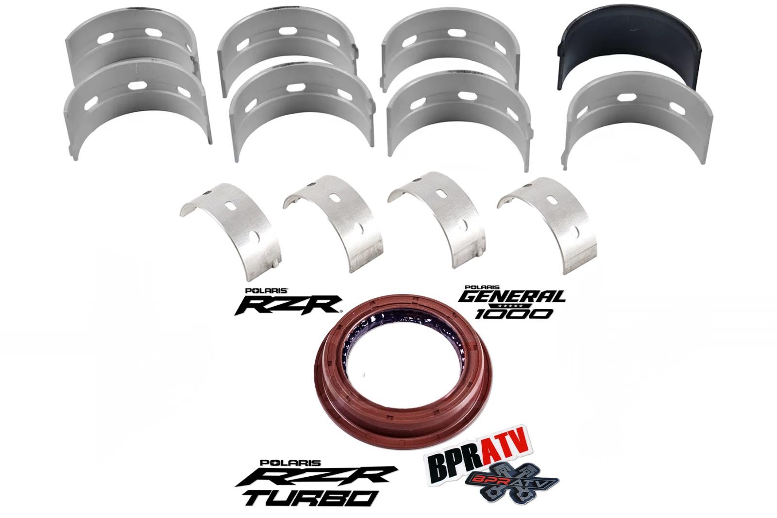 RZR XP1000 XP 1000 Main Crank Crankshaft Rod Bearings Bushings Seals Aftermarket