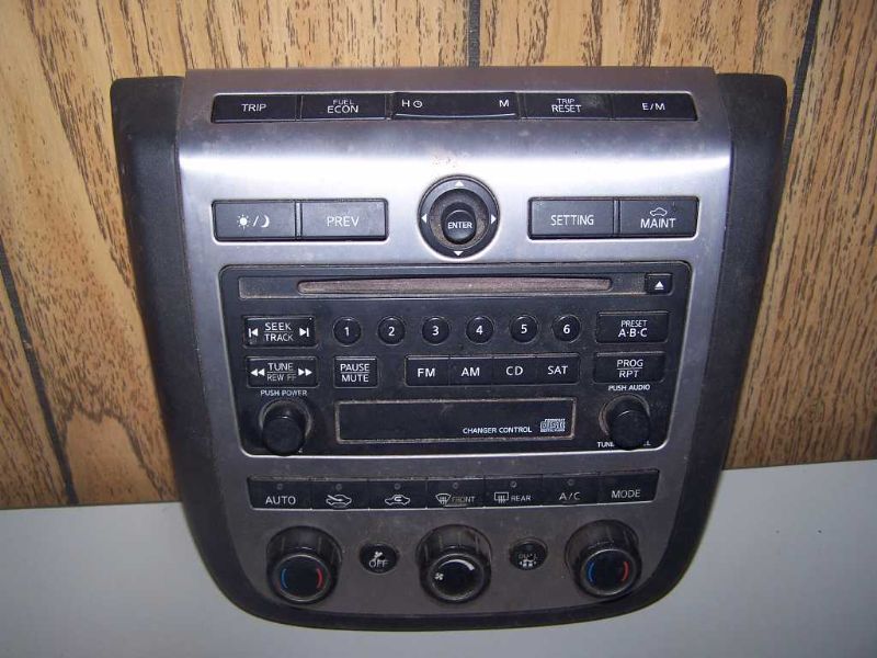 03-04 NISSAN MURANO TEMPERATURE CONTROL PANEL 574553
