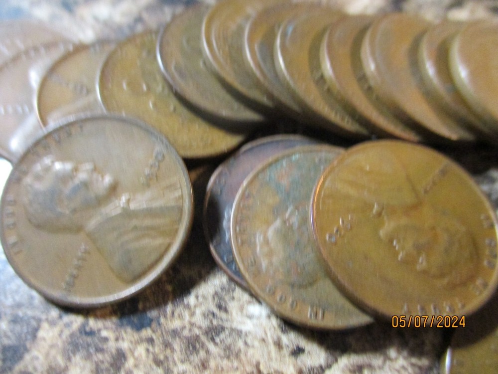 1930 LINCOLN WHEAT CENT ROLL GOOD + XX
