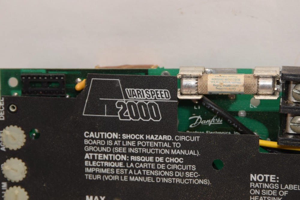 DANFOSS ELECTRONICS A2000 Varispeed Control Board