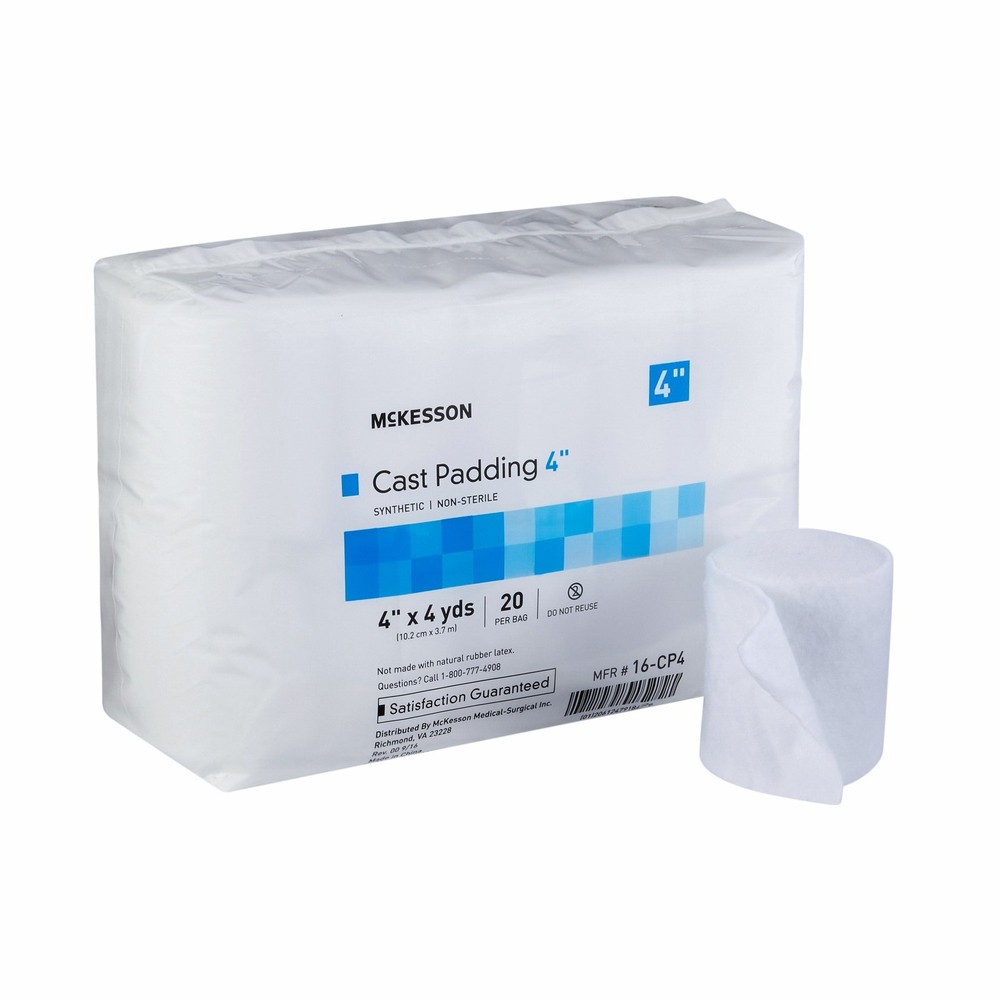 McKesson Cast Padding 4" x 4 yard Polyester White 16-CP4 80 Ct