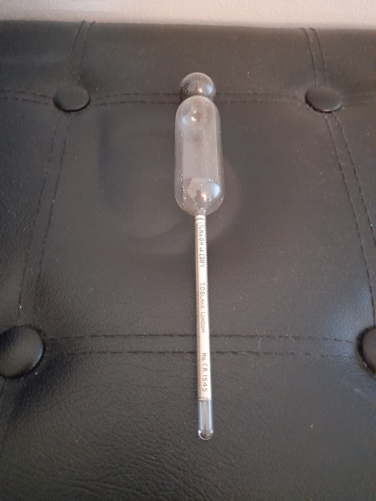 Antique Sikes T.O. Blake Hydrometer