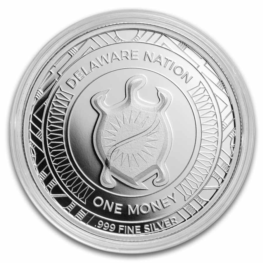 Delaware Nation 1 oz Silver BU