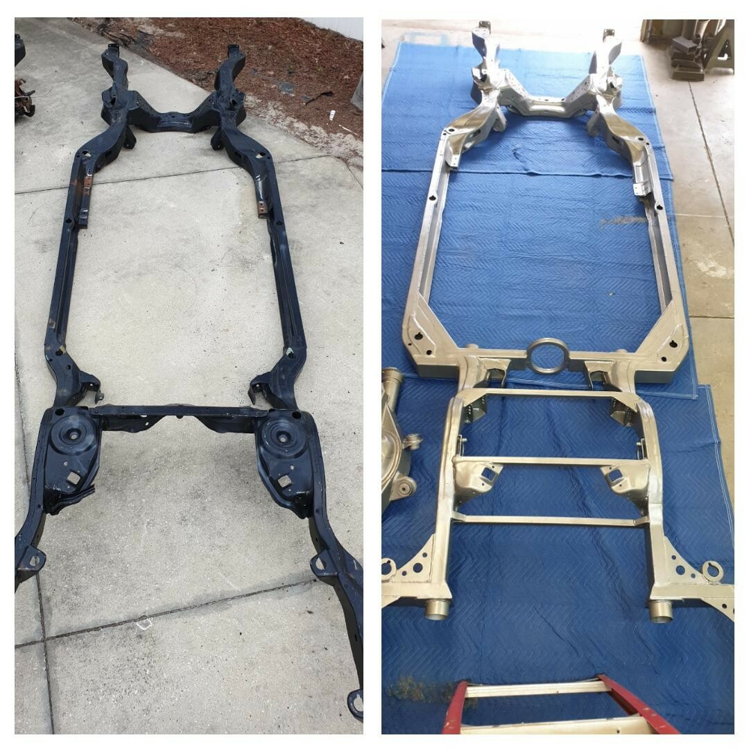El Camino G-Body Pro Street Drag Tubbed BackHalf 4-Link Chassis Frame Race Ford9