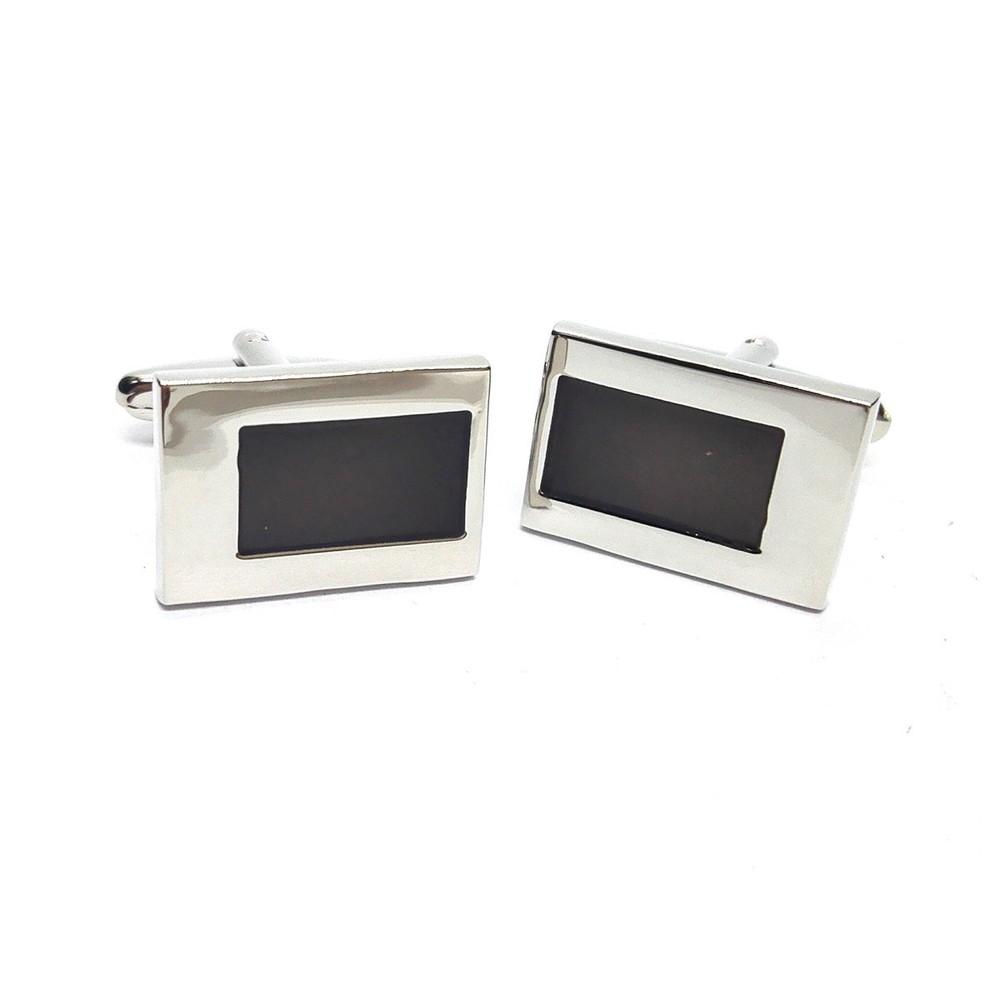 Black & Chrome Classic Cufflinks X2PSF196