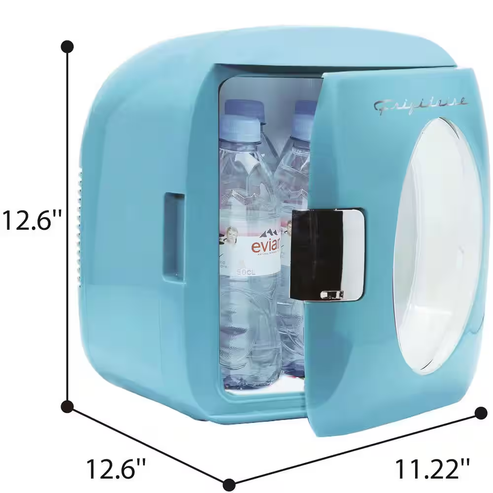 Frigidaire Mini Beverage Cooler Drinks Retro 12 Can Compact Portable Turquoise