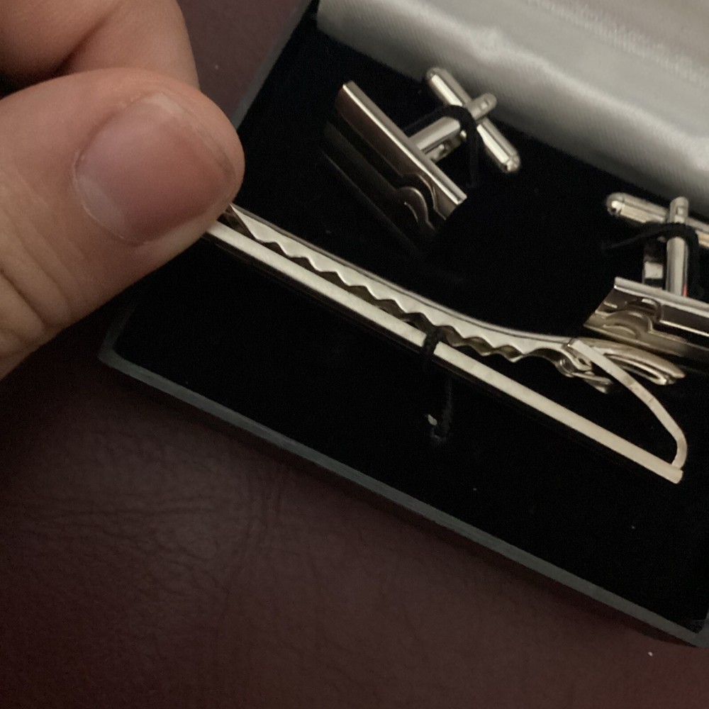 Cuff Link And Tie Clip