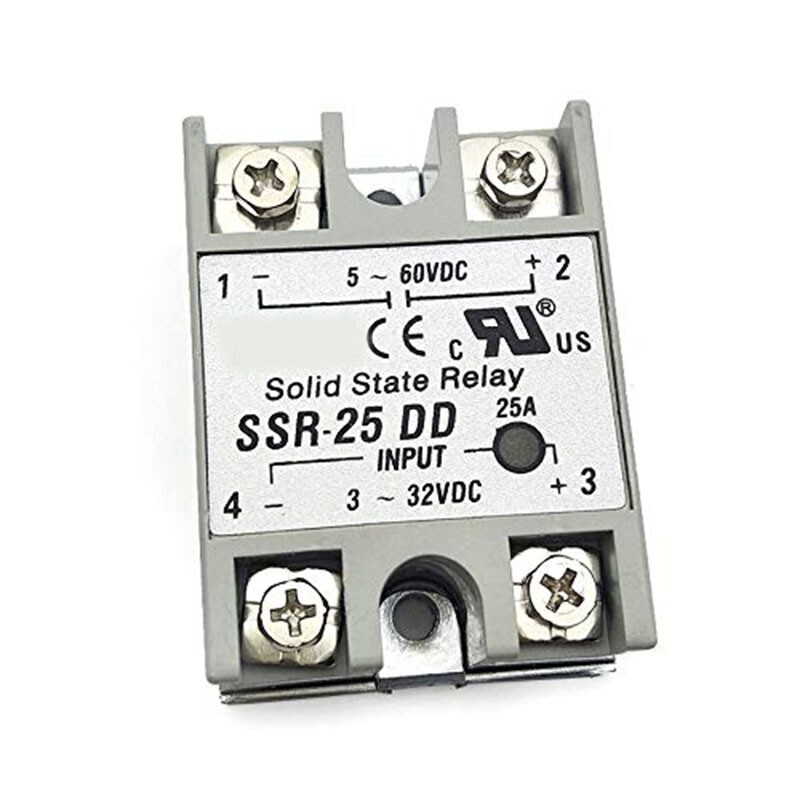 1x For SSR-25DD/SSR25DD 25A Solid State Relay