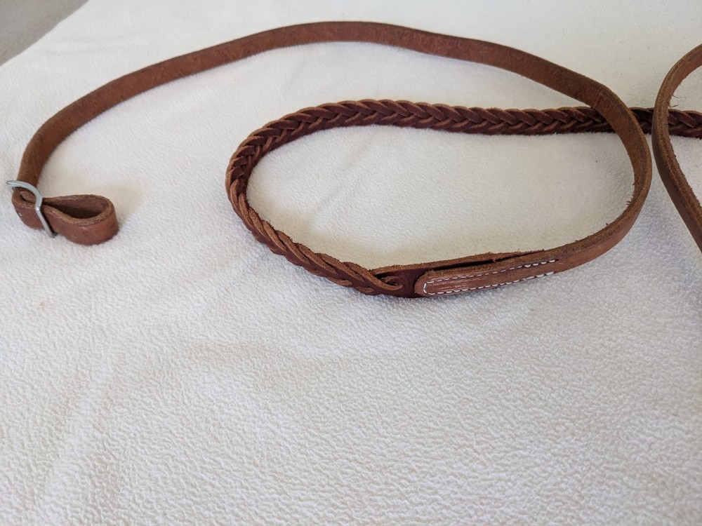 braided roping reins