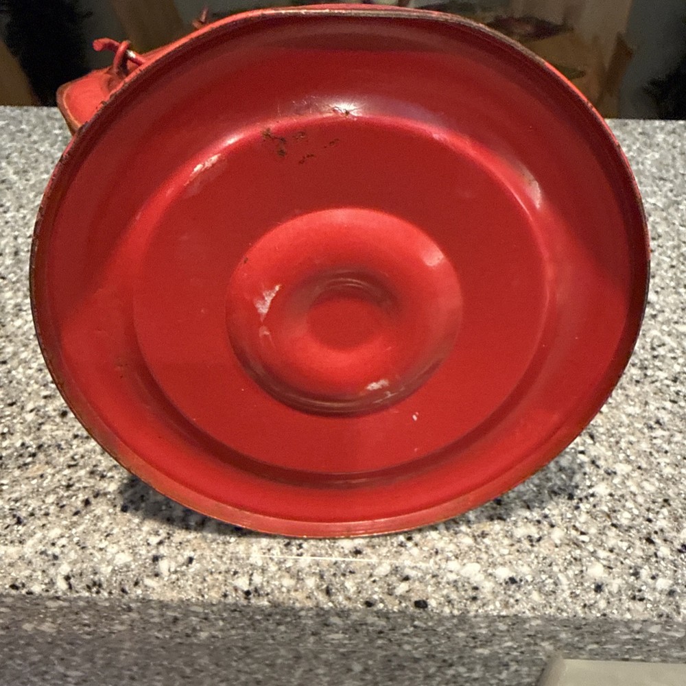Red Kerosene Lantern Camping Railroad