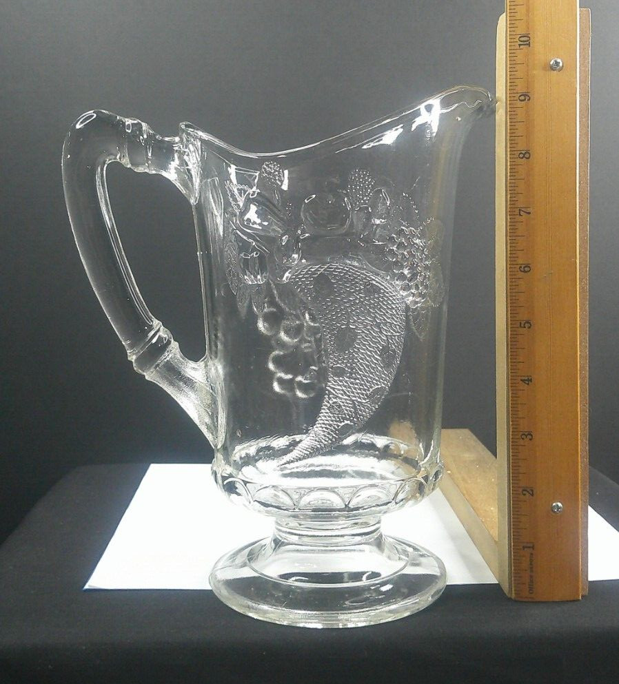 Dalzell Brothers & Gilmore, Cornucopia, #0009D, EAPG, Pitcher, USA, c1885, ExCd